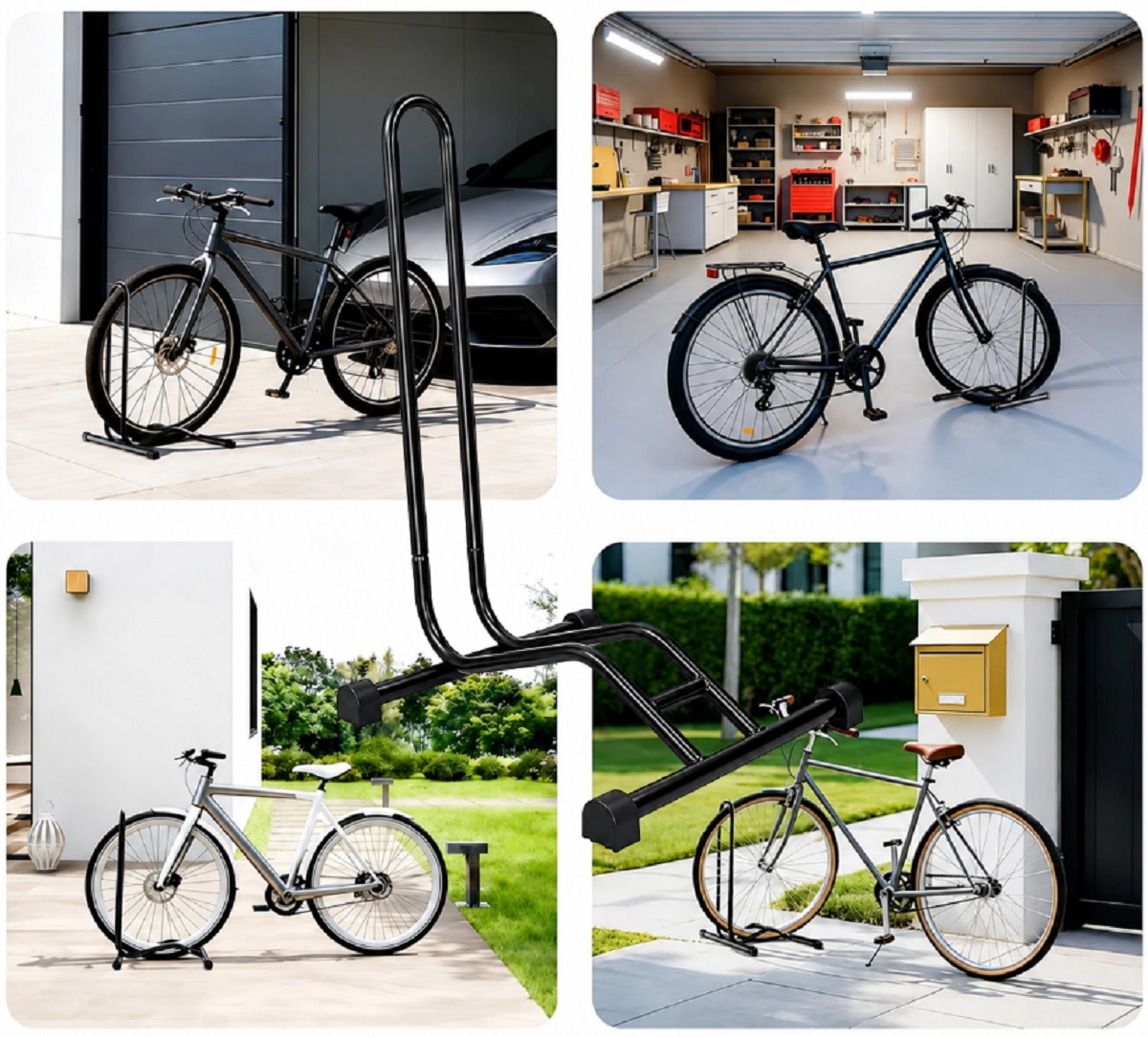 Prenosný praktický stojan na bicykel